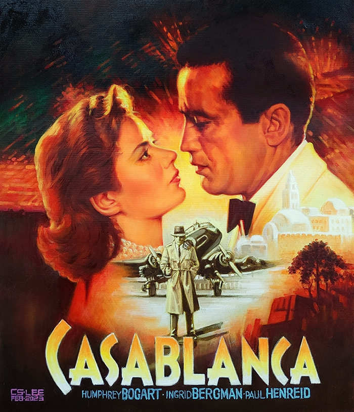 * Film actor - into the Cinema (Casablanca)